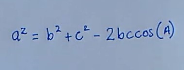 This video shows you how to use he Cosine Rule when you know the side angle side to find the third side of a triangle.